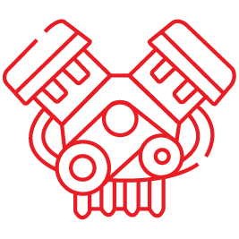 Engine Maintenance icon to illustrate our services to our customer and clicking this icon will redirect to (Engine Maintenance) page