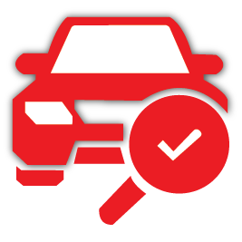 Full car inspection icon to illustrate our services to our customer and clicking this icon will redirect to (Full Car Inspection) page